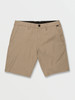 VOLCOM-SLUB FRICKIN CROSS SHRED SHORTS-KHAKI