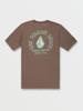VOLCOM | Stone Trippin S/S Tee | Heather Cocoa