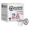 BLACKOUT COFFEE-2A MEDIUM ROAST COFFEE PODS 18 CT