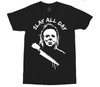 HALLOWEEN-SLAY ALL DAY MEN'S S/S TEE-BLACK