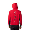 FOX X HONDA Zip Hoodie-Flame Red