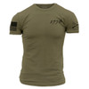 GRUNT STYLE-1776 Flag S/S Tee-Military Green