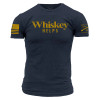 GRUNT STYLE | Whiskey Helps S/S Tee | Midnight Navy