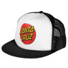 SANTA CRUZ-CLASSIC DOT MESH TRUCKER-BLK/WHT