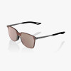 LEGERE SQUARE Soft Tact Cool Gray | HiPER Crimson Silver Mirror Lens