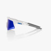 SPEEDCRAFT XS Matte White | Blue Multilayer Mirror  Lens