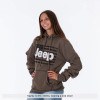 JEEP | America Accent Pullover Hoodie | Olive
