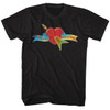 TOM PETTY | Heart And Banner Tee | Black