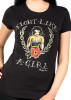 PINKY STAR | Fight Like A Girl Women's Tee | Black