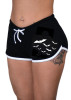 PINKY STAR | Bat Gang Shorts | Black/White