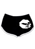PINKY STAR | Kiss Of Death Shorts | Black/White
