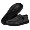 HEY DUDE | Wally Sport Knit | Black/Black