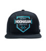 HOONIGAN | Bracket X Snapback | Black/Cyan