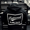 CARTEL INK | Tattooed Low Life Zip Hoodie | Black