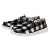 HEY DUDE | Wendy Buffalo Plaid | White/Black