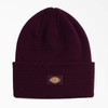 Dickies | Classic Cuffed Knit Beanie | Aubergine