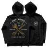 TROLL CO | Twisting Wrenches Pullover Hoodie | Black