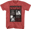 SCARFACE | Another Name S/S Tee | Heather Red