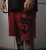 SULLEN | S-Bomb Sweat Shorts | Burgundy