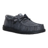 HEY DUDE | Wally Stretch Sox | Granite Grey/Black