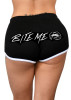 PINKY STAR | Bite Me Shorts | Black/White