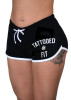 PINKY STAR | Tattooed & Fit Shorts | Black