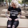 PINKY STAR | World's Greatest Tattooed Mom S/S Tee | Black