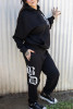 Beautiful Disaster | Badge Of Honor Pullover Hoodie | Black
