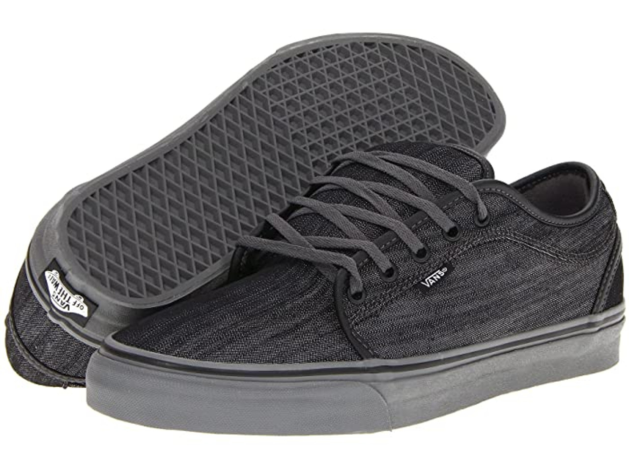 Size 9 - VANS Chukka Low Denim - Black for sale online | eBay