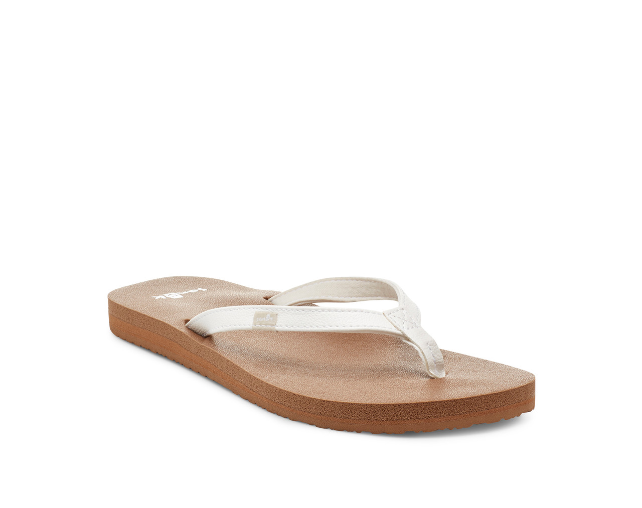 SANUK YOGA JOY WHITE TAN