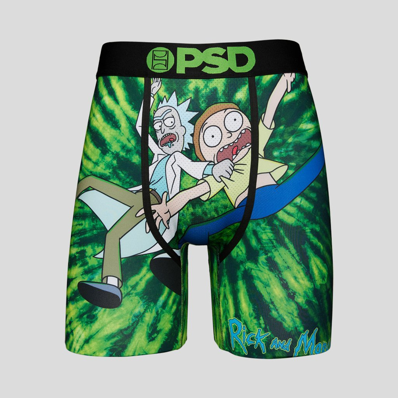 PSD x Rick and Morty Portal Green Tie Dye Sports Bra