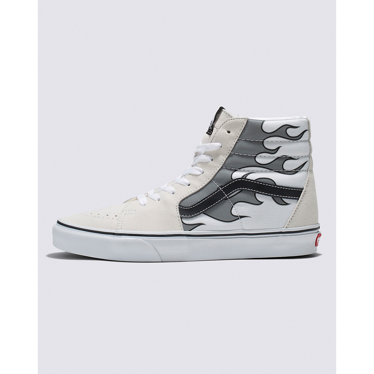VANS-SK8-HI-REFLECTIVE FLAME-TRUE WHITE