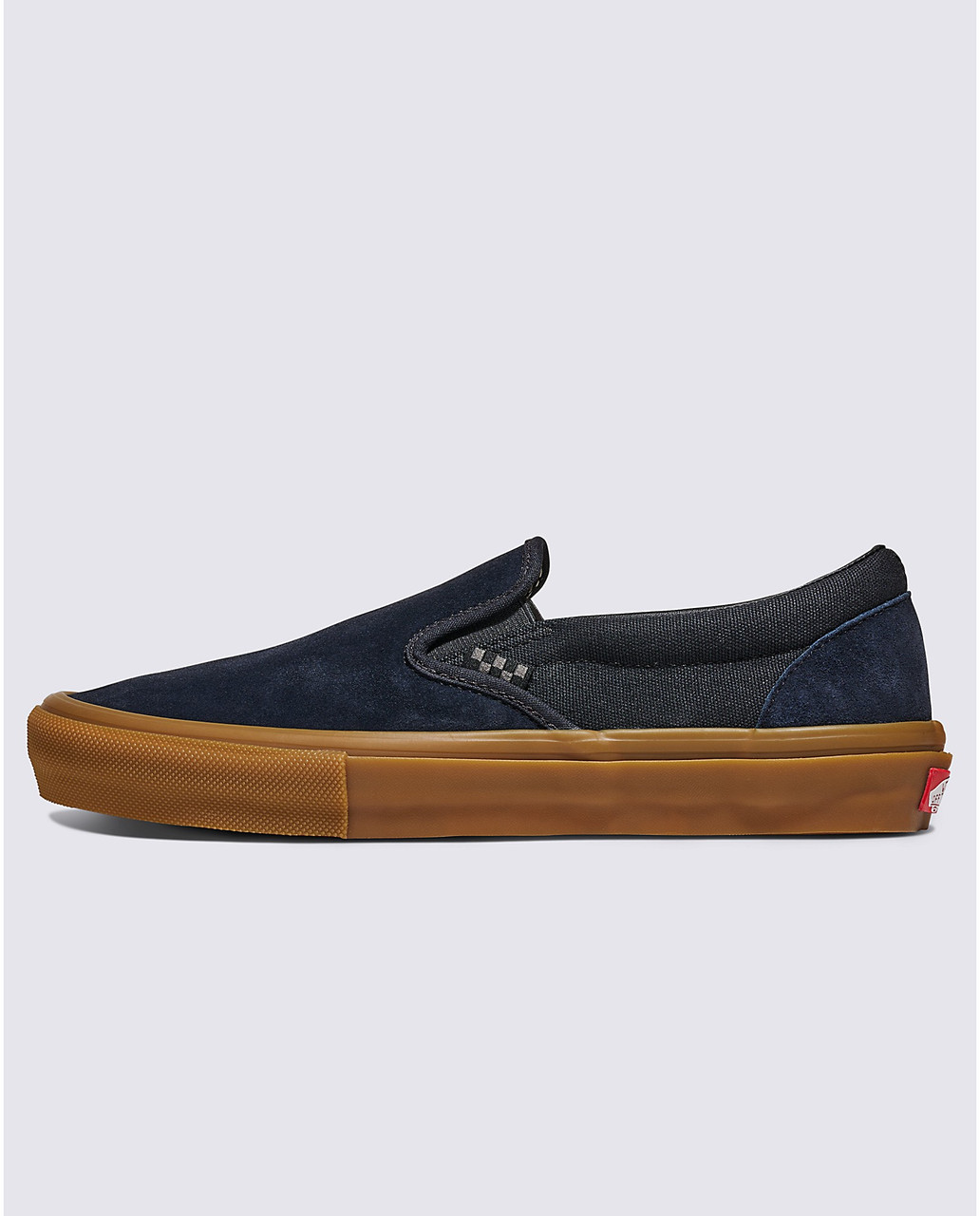 Vans Slip Ons Gum Sole VANS Skate Slip-On Charcoal/Gum Rock Star