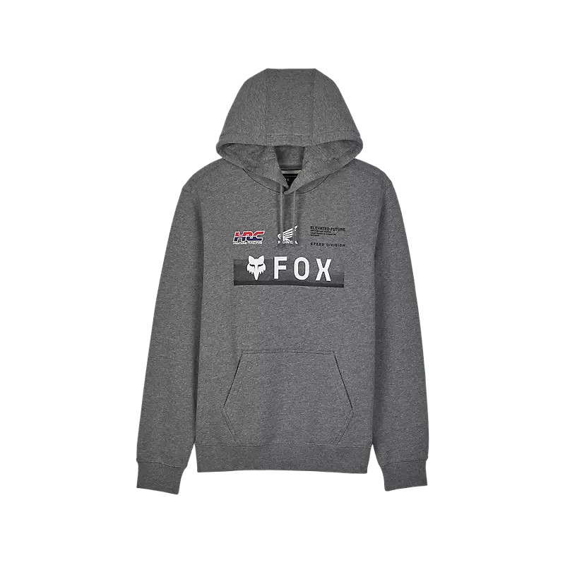 FOX | Fox X Honda Fleece Pullover | Heather Graphite - Rock Star