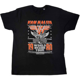 VAN HALEN | Invasion Tour '80 S/S Tee | Black