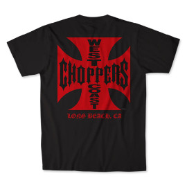 WEST COAST CHOPPERS | OG Classic S/S Tee | Black/ Red
