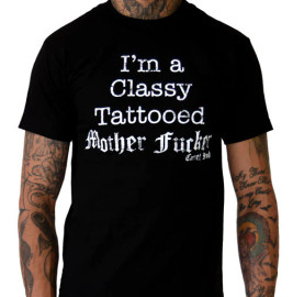CARTEL INK | Classy Tattooed Mother Fucker S/S Tee | Black