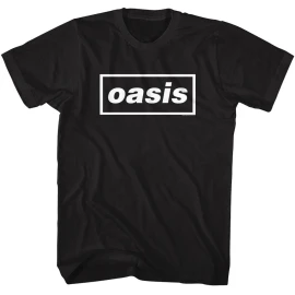 OASIS | Rectangular Logo S/S Tee | Black
