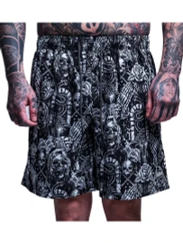 SULLEN | Creeping Death E-Waist Shorts | Black