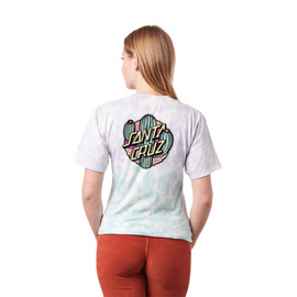 SANTA CRUZ-CACTUS DOT BOYFRIEND TEE-LAVENDAR MINT TONAL