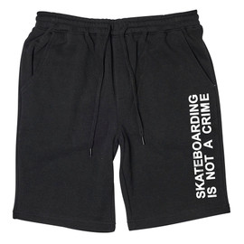 SANTA CRUZ-MIXED UP SWEAT SHORT-BLACK