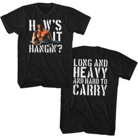 RAMBO-HOW'S IT HANGING-S/S TEE-BLACK