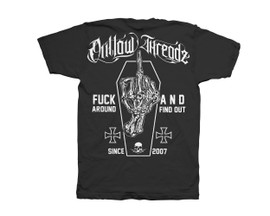 Outlaw Threadz Coffin Black S/S Tee