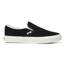 VANS-CLASSIC SLIP-ON(SHERPA)-BLACK/MARSHMALLOW VANS-CLASSIC SLIP-ON(SHERPA)-BLACK/MARSHMALLOW