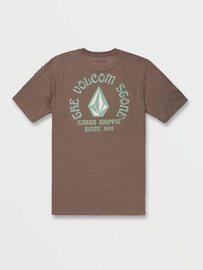 VOLCOM | Stone Trippin S/S Tee | Heather Cocoa