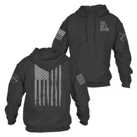 Grunt Style | This We'll Defend Pullover Hoodie | Dark Heather Grey Grunt Style | This We'll Defend Pullover Hoodie | Dark Heather Grey
