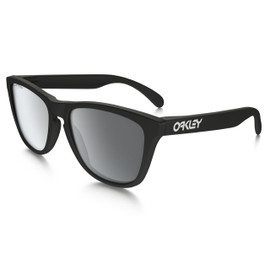 OAKLEY-FROGSKINS-MATTE BLACK-BLACK IRIDIUM POLARIZED