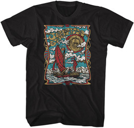 JERRY GARCIA | Sans Souci Boat S/S Tee | Black