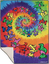 GRATEFUL DEAD | Spiral Bears Blanket