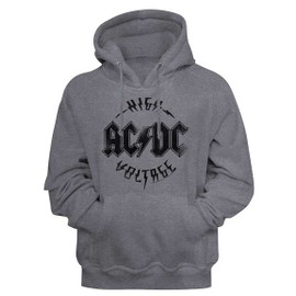 AC/DC | High Voltage Pullover Hoodie | Gunmetal Heather